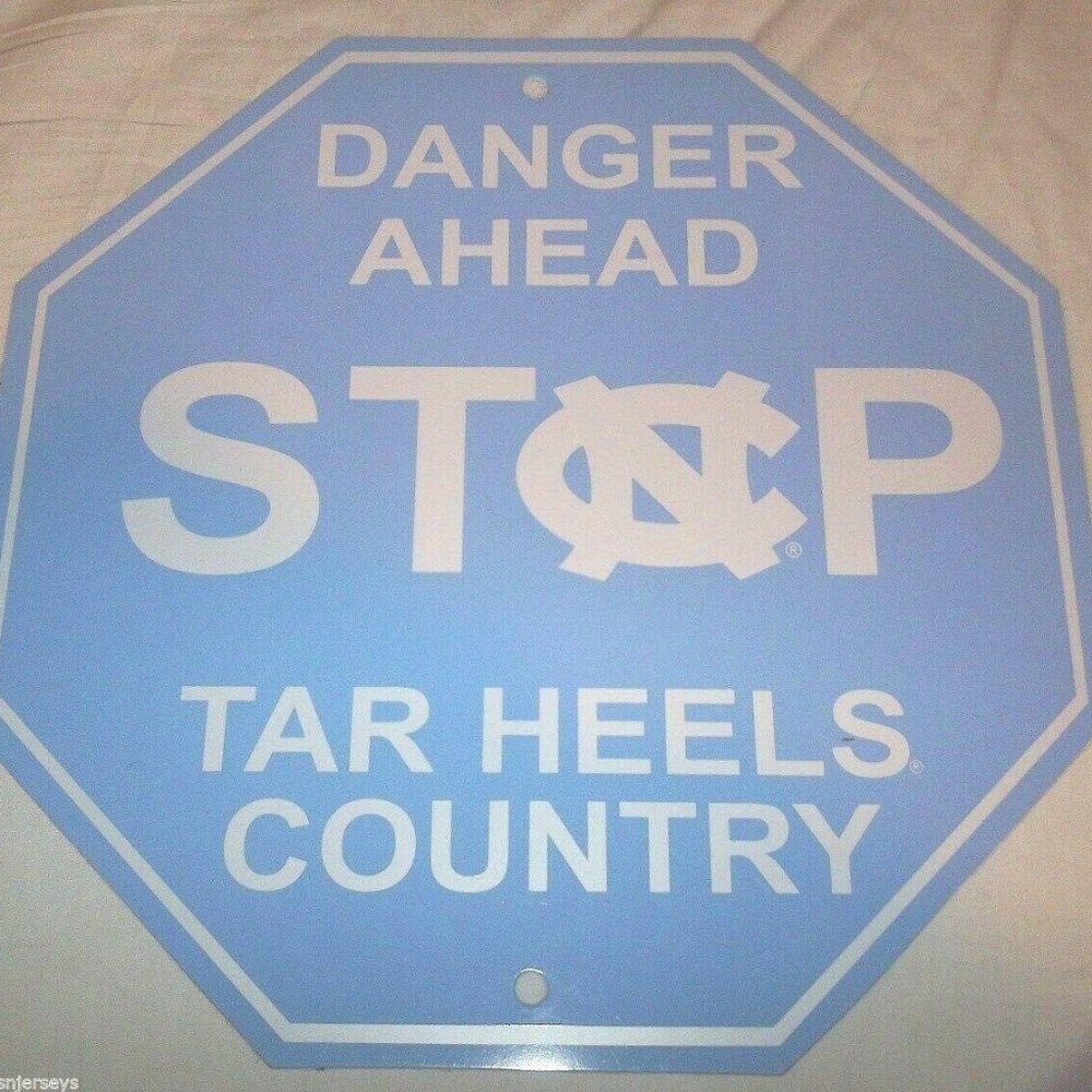 UNC Team Stop Sign Plastic 12″x12" Team ProMark